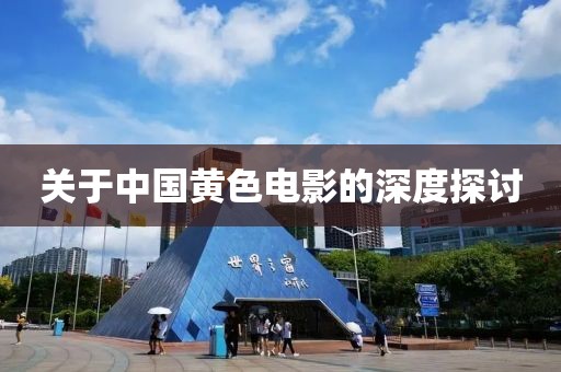 关于中国黄色电影的深度探讨