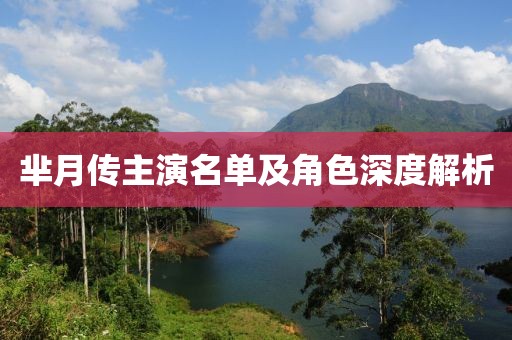 芈月传主演名单及角色深度解析