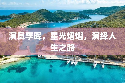 演员李晖，星光熠熠，演绎人生之路