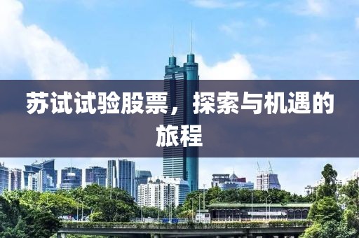 苏试试验股票，探索与机遇的旅程