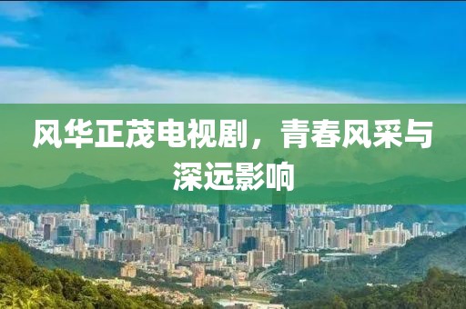 风华正茂电视剧，青春风采与深远影响