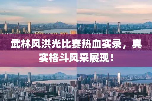 武林风洪光比赛热血实录，真实格斗风采展现！
