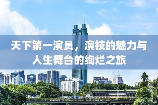 天下第一演员，演技的魅力与人生舞台的绚烂之旅