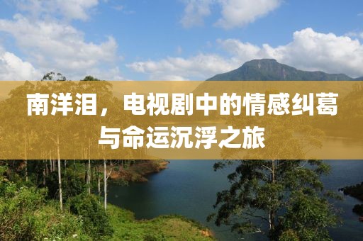 南洋泪，电视剧中的情感纠葛与命运沉浮之旅