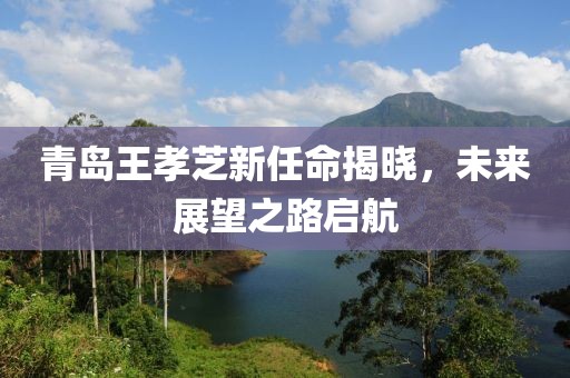 青岛王孝芝新任命揭晓，未来展望之路启航