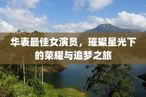 华表最佳女演员，璀璨星光下的荣耀与追梦之旅