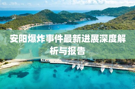 安阳爆炸事件最新进展深度解析与报告