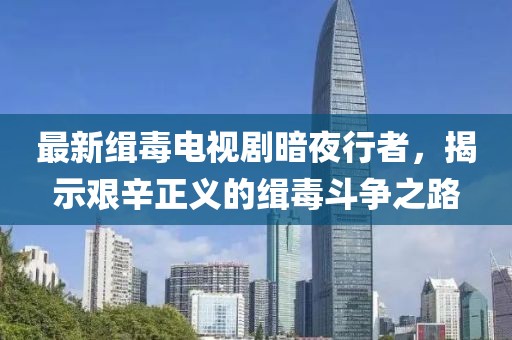 最新缉毒电视剧暗夜行者，揭示艰辛正义的缉毒斗争之路