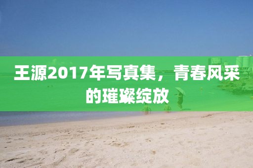 王源2017年写真集，青春风采的璀璨绽放