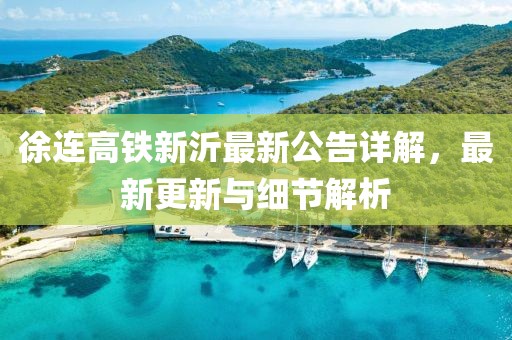 徐连高铁新沂最新公告详解，最新更新与细节解析