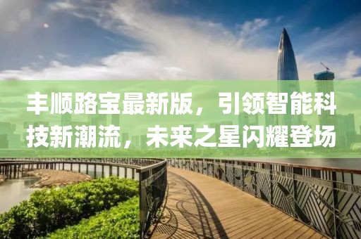 丰顺路宝最新版，引领智能科技新潮流，未来之星闪耀登场
