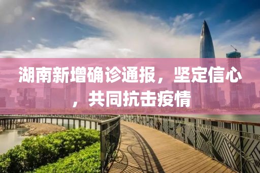 湖南新增确诊通报，坚定信心，共同抗击疫情