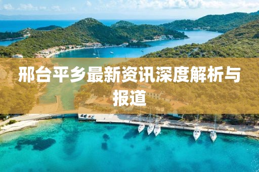邢台平乡最新资讯深度解析与报道