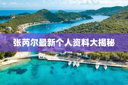 张芮尔最新个人资料大揭秘