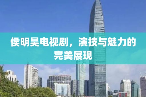 侯明昊电视剧，演技与魅力的完美展现