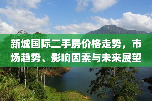 新城国际二手房价格走势，市场趋势、影响因素与未来展望