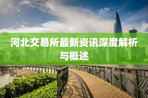 河北交易所最新资讯深度解析与概述
