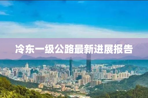 冷东一级公路最新进展报告
