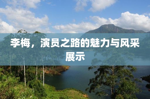 李梅，演员之路的魅力与风采展示
