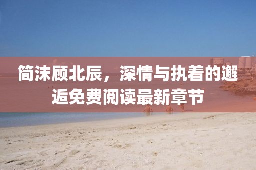 简沫顾北辰，深情与执着的邂逅免费阅读最新章节