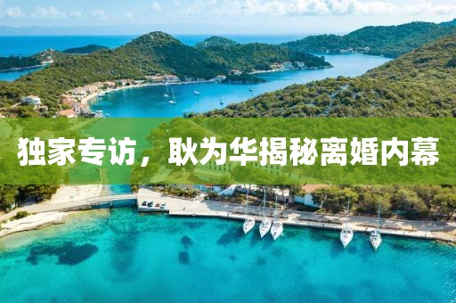 独家专访，耿为华揭秘离婚内幕