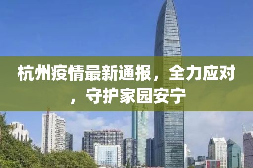 杭州疫情最新通报，全力应对，守护家园安宁