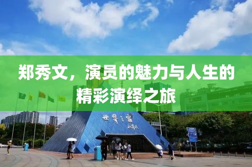 郑秀文，演员的魅力与人生的精彩演绎之旅