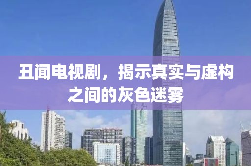 丑闻电视剧，揭示真实与虚构之间的灰色迷雾