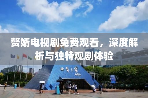 赘婿电视剧免费观看，深度解析与独特观剧体验