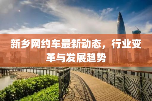 新乡网约车最新动态，行业变革与发展趋势