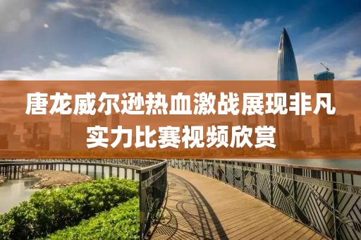 唐龙威尔逊热血激战展现非凡实力比赛视频欣赏
