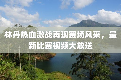 林丹热血激战再现赛场风采，最新比赛视频大放送