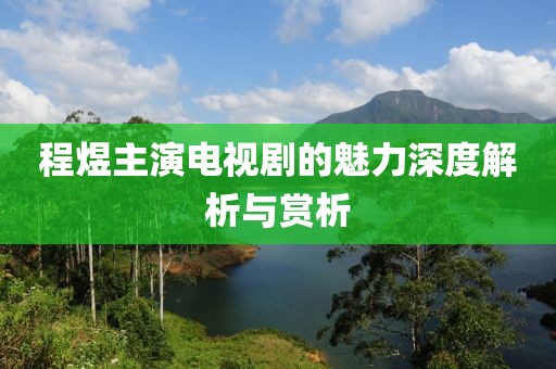 程煜主演电视剧的魅力深度解析与赏析